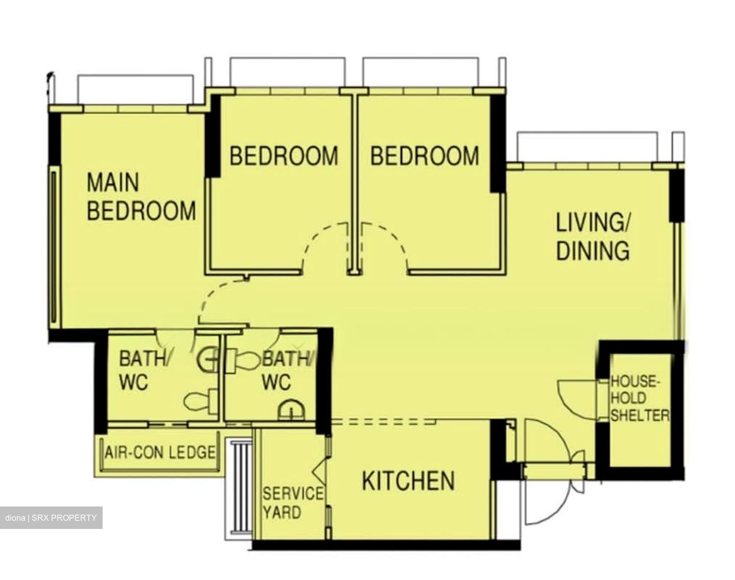Blk 110A Alkaff Oasis (Toa Payoh), HDB 4 Rooms #554241521